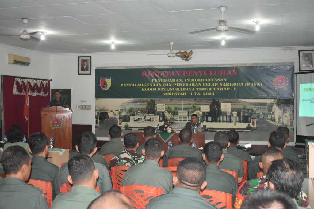 Perangi Narkoba, Kodim 0831 Surabaya Timur Gelar Kegiatan&nbsp;Ini.