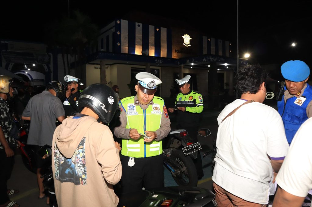 Polres Kediri Kota Amankan Tujuh Motor Tidak Sesuai Spektek Diduga Untuk Balap&nbsp;Liar