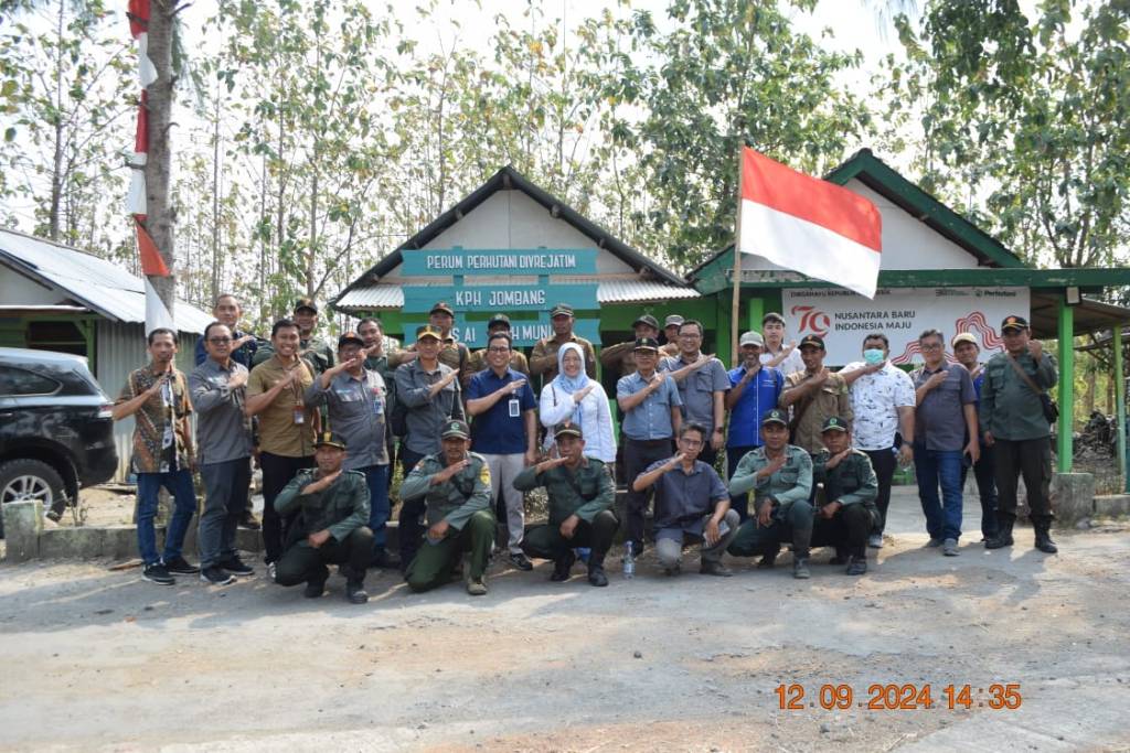 Perhutani Jombang Kunker Bersama PT Rajawali Nusantara Indonesia di BKPH Munung&nbsp;Nganjuk