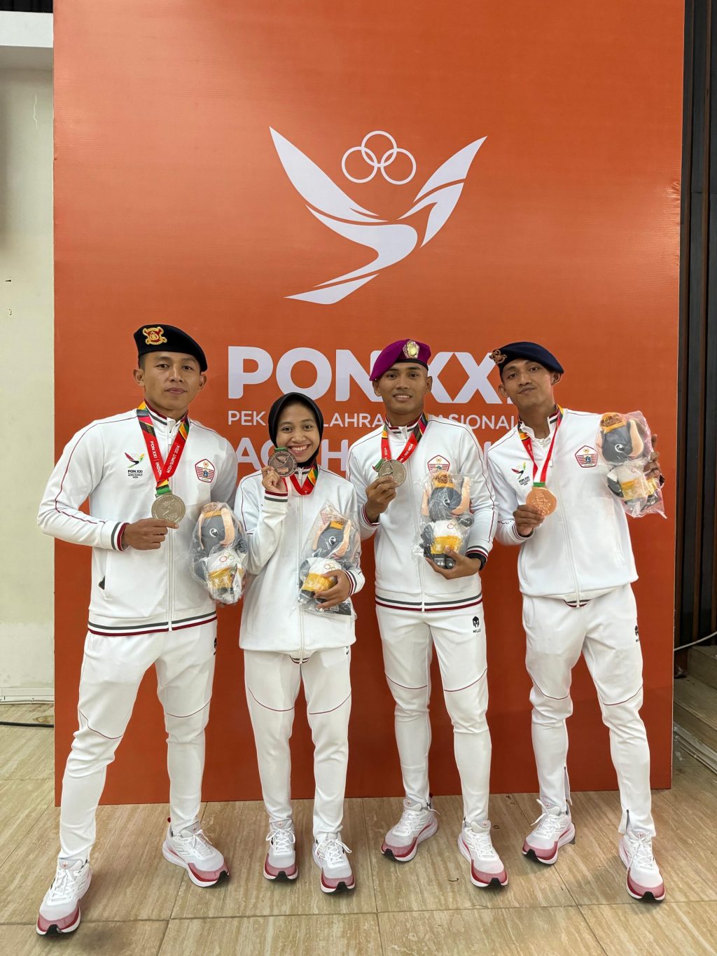 Brimob Raih Medali Perunggu Cabor Muaythai PON XXl Aceh&nbsp;-SUMUT