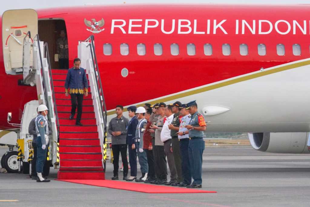 Operasi Pengamanan VVIP Berjalan Sukses, Satgas Pamwil Korem 084/Bhaskara Jaya Amankan Kunjungan Presiden&nbsp;RI